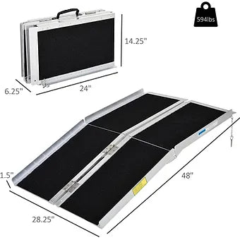 Foldable Janitor Ramp | Janitor Cart Ramp | Janitorial Outlet